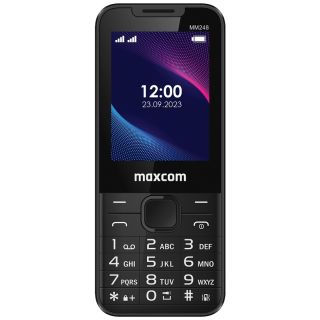 MaxCom Classic MM248 4G 6,1 cm (2.4") 82,3 g Fekete Funkciós telefon