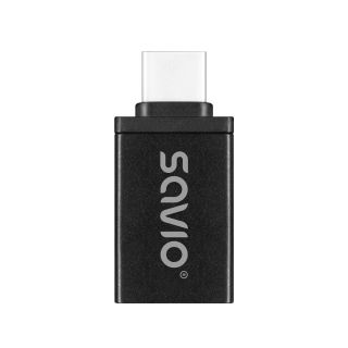 Savio AK-80 video átalakító kábel 0 M USB A típus USB C-típus Fekete