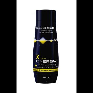 SodaStream Xtreme Energy, 440 ml, Vitamin & Koffein, Szódagép szirup