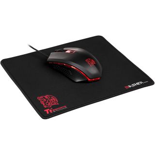 Thermaltake TT eSports Talon X fekete gamer egér + egérpad