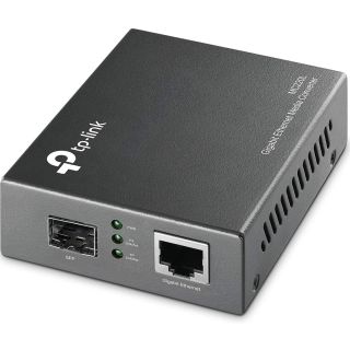 TP-Link MC220L 1000(réz)-1000FX(LC) Single/Multi mód optikai média konverter