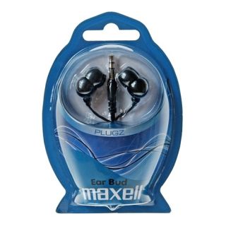MAXELL  PLUGZ 3.5mm jack, Fekete Fülhallgató