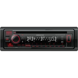 Kenwood KDC-BT450DAB autórádió Fekete 50 W Bluetooth