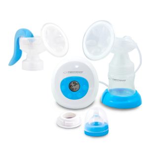 Esperanza ECM003B, Gemelos, 2in1, 150 ml, BPA mentes, Kézi és elektromos mellszívó