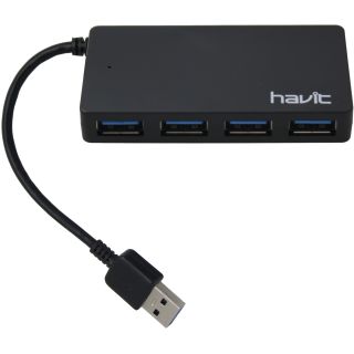 Havit H103-7422 Proline USB 3.0, 4 portos fekete USB-elosztó