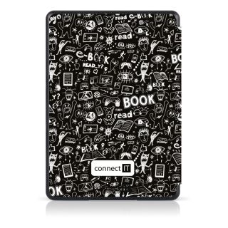 Connect IT CEB-1051-DD e-könyv olvasó tok 15,2 cm (6") Lenyitható előlapos Fekete