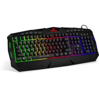 Connect IT BIOHAZARD USB QWERTY Fekete Gamer billentyűzet