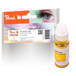 Peach PI100-428 Sárga Kompatibilis tintapatron