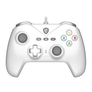 MSI Force GC200, PC (Windows), Mobil, Hall-Effect, USB, Fehér, Vezetékes kontroller