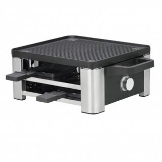 WMF 61.3024.5155 raclette grill sütő 4 személyes Fekete, Rozsdamentes acél