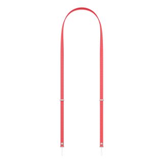 Apple Crossbody Strap, 108/208 cm, Újrahasznosított PET-fonal, Rózsaszin, Mobiltelefon-nyakpánt