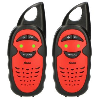 Alecto FR-05RD kétirányú rádió/adóvevő 3 csatorna 446 MHz Fekete, Vörös