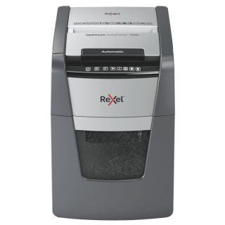 Rexel AutoFeed+ 100M iratmegsemmisítő Keresztbe vágás 55 dB 22 cm Fekete, Szürke
