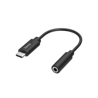 Hama 00200318 Fekete USB C 3.5mm Mobiltelefon kábel