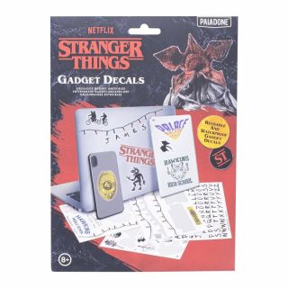 Paladone Gadcet Decals, Stranger Things, Official, Vízálló, Dekorációs matrica csomag