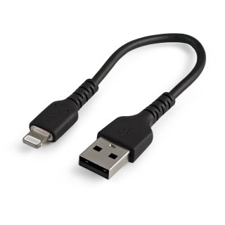 StarTech.com RUSBLTMM15CMB Fekete 0,15 M USB A Lightning Mobiltelefon kábel