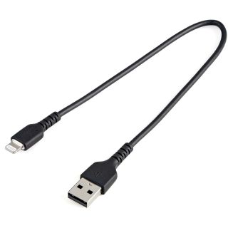 StarTech.com RUSBLTMM30CMB Fekete 0,3 M USB A Lightning Mobiltelefon kábel