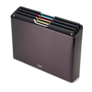 Joseph Joseph Folio Steel konyhai vágódeszka Téglalap alakú Szén