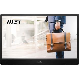 MSI Pro MP161 E2 Hordozható monitor Fekete 39,6 cm (15.6") LED 1920 x 1080 px