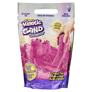 Kinetic Sand KNS RFL 2lb ShmrSdCrystal Pink GML kézműves játék