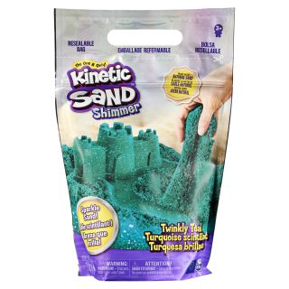 Kinetic Sand KNS RFL 2lb ShmrSd TwinklyTeal GML kézműves játék