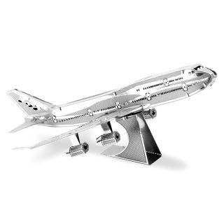 Metal Earth Boeing 747 Merevszárnyú repülőgép modell Szerelőkészlet