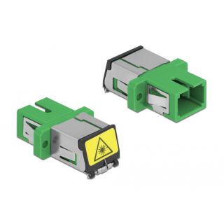 DeLOCK 86887 SC/SC 1 db Zöld optikai adapter