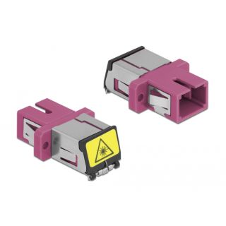 DeLOCK 86891 SC/SC 1 db Ibolya optikai adapter