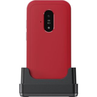 Doro Leva E22, 7,11 cm (2.8"), 4G LTE, SIngleSIM, Bluetooth, 64/128 MB, Senior, Vörös, Mobiltelefon