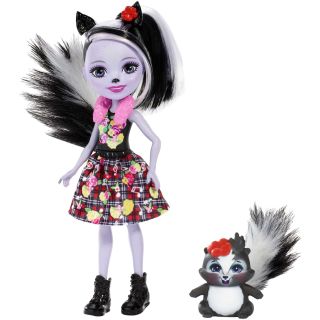Mattel Enchantimals Mini Doll - Sage Skunk & Cape