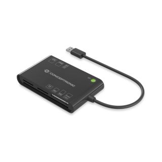 Conceptronic BIAN01B chipkártya olvasó Beltéri USB 3.2 Gen 1 (3.1 Gen 1) Fekete