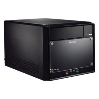 Shuttle XPC cube SH510R4 PC/munkaállomás alapgép Fekete Intel H510 LGA 1200 (Socket H5)