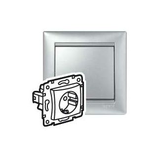 Legrand Valena csatlakozóaljzat Alumínium