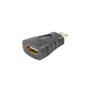 Lanberg AD-0037-BK csatlakozó átlakító HDMI HDMI Mini-C Fekete