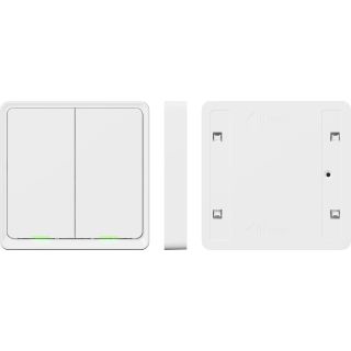 Tesla Smart Switch Dual Battery Vezeték nélküli Fehér okos villanykapcsoló
