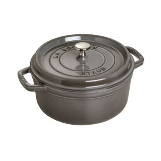Staub 40509-312-0 nyeles lábas 5,25 L Kör Grafit, Szürke