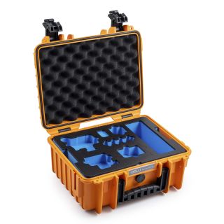 B&W Cases PP.117.GoPro13 Kemény tok Narancssárga Habszivacs, Polipropilén (PP)