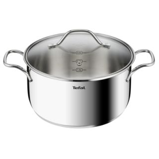 Tefal Intuition B8644674 nyeles lábas 5 L Kör Rozsdamentes acél