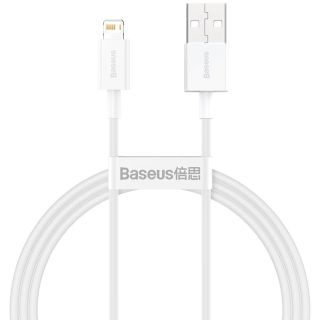 Baseus CALYS-A02 Fehér 1 M USB A Lightning Mobiltelefon kábel