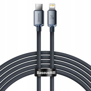 Baseus CAJY000301 Szürke 2 M USB C Lightning Mobiltelefon kábel