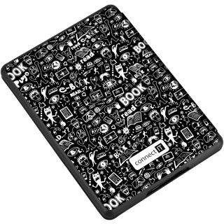 Connect IT CEB-1061-DD e-könyv olvasó tok 17,3 cm (6.8") Oldalra nyíló Fekete, Fehér
