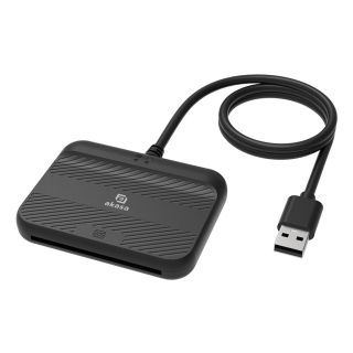Akasa AK-CR-14BK chipkártya olvasó Beltéri USB USB 2.0 Fekete