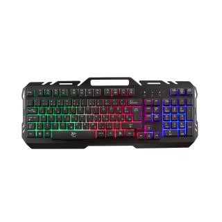 White Shark Gladiator-2, GK1923 104 gomb, angol, USB fekete gamer billentyűzet 