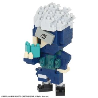 Bandai Namco Games Nanoblock Naruto Shippuden Kakashi Hatake építőfigura NBCC137