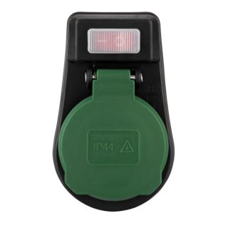 REV 20190502 csatlakozóaljzat F típus Fekete