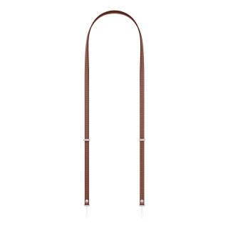 Apple Crossbody Strap, 108/208 cm, Újrahasznosított PET-fonal, Sienna, Mobiltelefon-nyakpánt