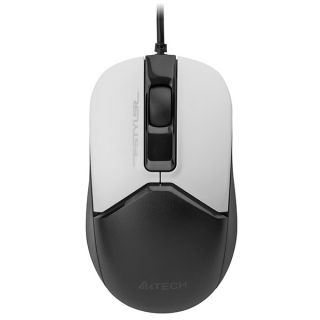 A4Tech A4TMYS47118 FSTYLER FM12S 1200 DPI, USB, 3 gomb Fekete-Fehér egér