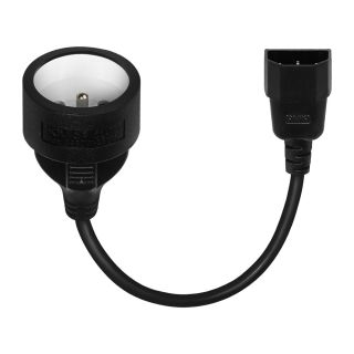 Savio SAVKABELCL-180 áramátalakító és inverter Beltéri/kültéri Fekete