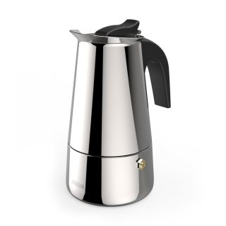 Xavax Barista Mokkafőző 0,2 L Fekete, Rozsdamentes acél