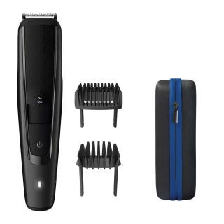 Philips BT5515/70 Beardtrimmer Series 5000, 90 Perc Üzemidő, 0.4 - 20 mm, Fekete szakállvágó